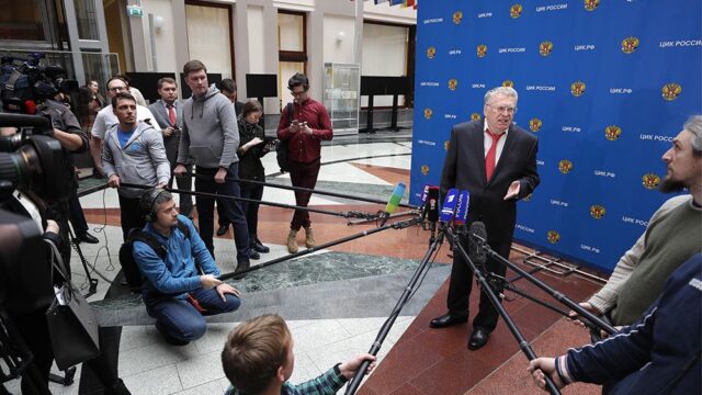 ЦИК зарегистрировал Жириновского кандидатом в президенты России