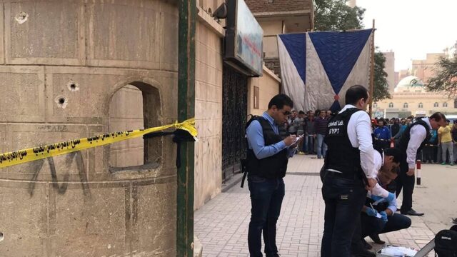 В Египте при нападении на коптскую церковь погибли несколько человек