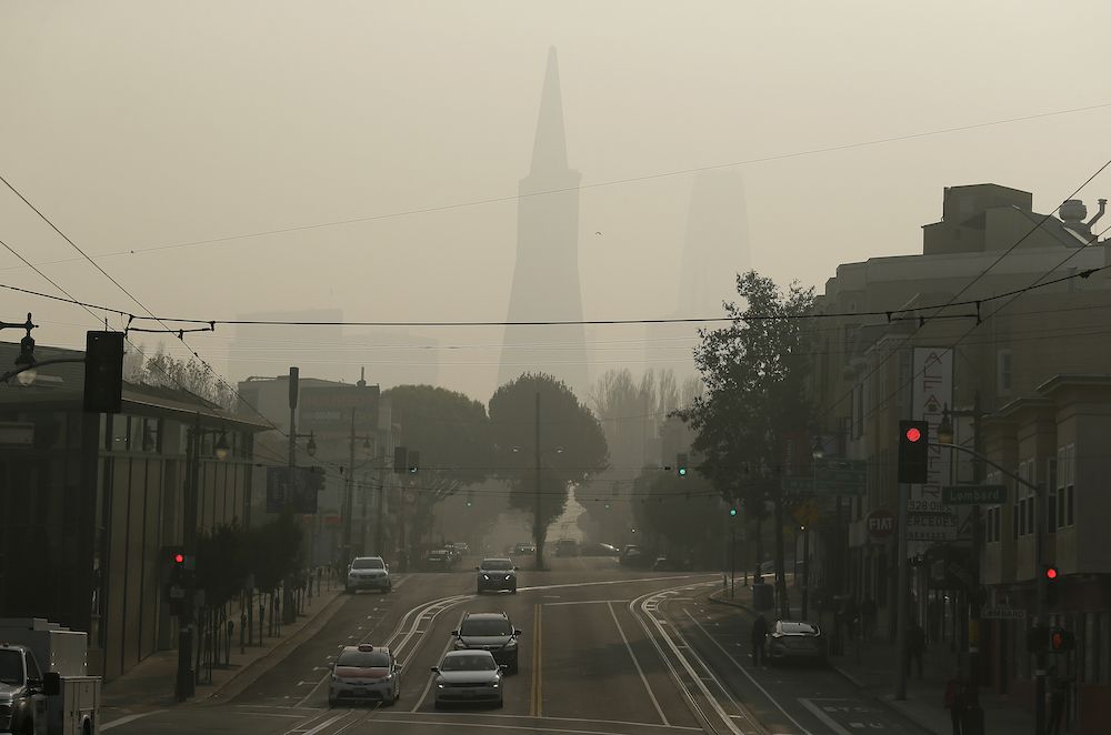 В Сан-Франциско закрыли школы из-за дыма от лесных пожаров