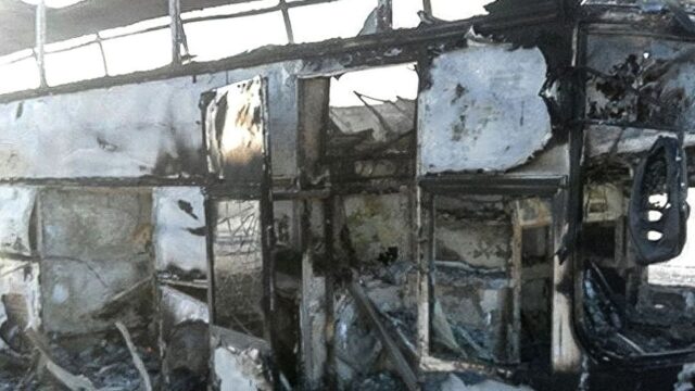 В Казахстане при пожаре в автобусе погибли больше 50 человек