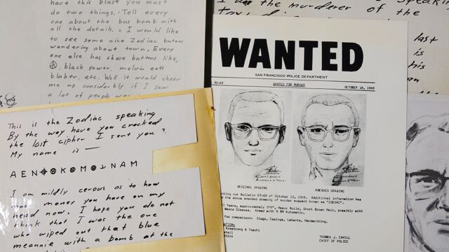 Энтузиасты расшифровали послание серийного убийцы «Зодиака», отправленное 51 год назад. Его личность установить до сих пор не удалось