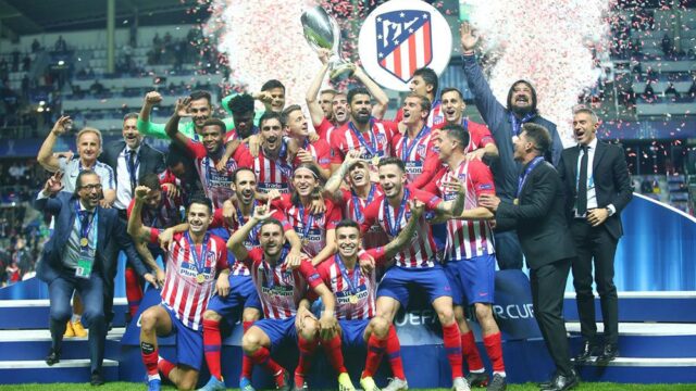 «Атлетико» в третий раз выиграл Суперкубок УЕФА