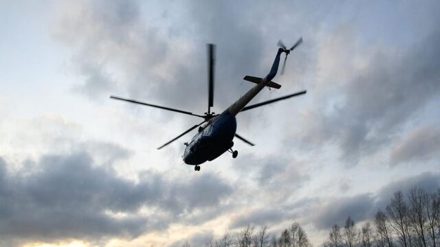 В Коми потеряли связь с вертолетом Ми-8, который совершал аварийную посадку