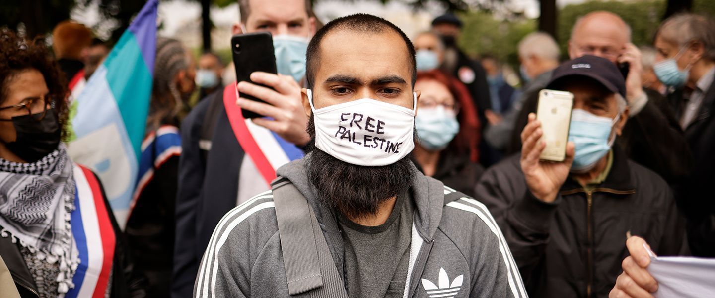 В Париже и Берлине полиция разогнала митинги в поддержку палестинцев