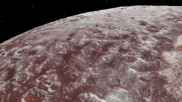 НАСА показало, как выглядит полет над Плутоном