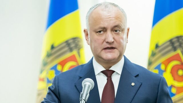 Додон обвинил США во вмешательстве в избирательную кампанию в Молдове