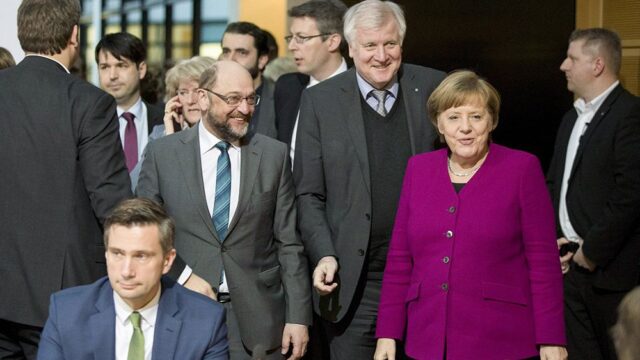 Блок Меркель и социал-демократы согласовали договор о коалиции