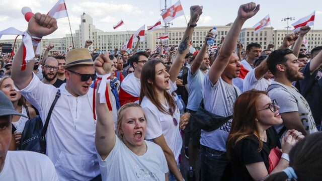 Девятый день протестов в Беларуси после выборов президента: главное