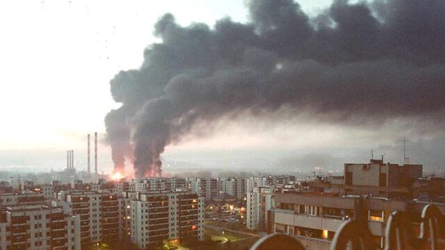 23 года началу бомбардировок НАТО Югославии: фотогалерея