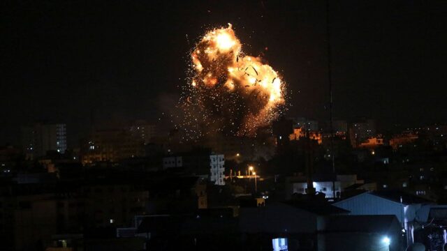 Израиль начал ответную операцию после обстрела из сектора Газа