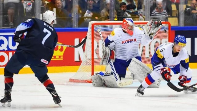 Американские хоккеисты разгромили сборную Южной Кореи на ЧМ по хоккею со счетом 13:1