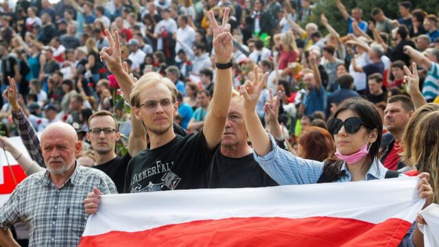 Восьмой день протестов в Беларуси после выборов президента: главное