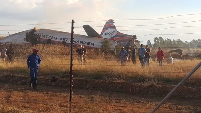 В ЮАР разбился самолет, есть пострадавшие