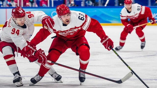 Сборная России по хоккею обыграла Данию на олимпийском турнире