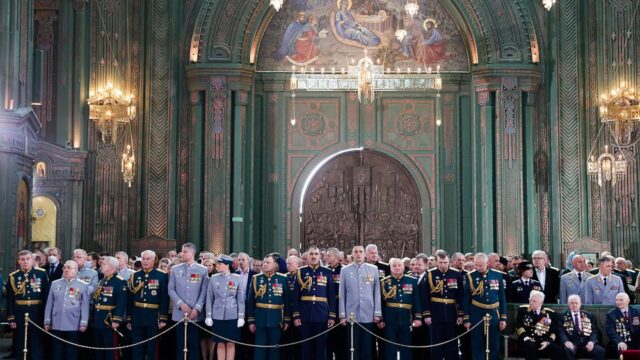 Патриарх Кирилл освятил главный храм Минобороны в Подмосковье: фотогалерея