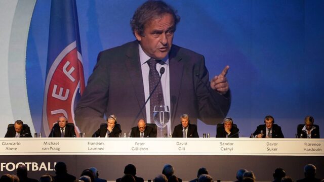 Бывший президент УЕФА Мишель Платини подал в суд из-за своего отстранения от футбола
