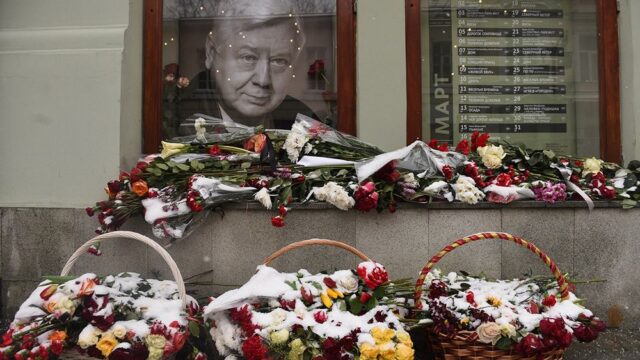 Олега Табакова похоронили на Новодевичьем кладбище