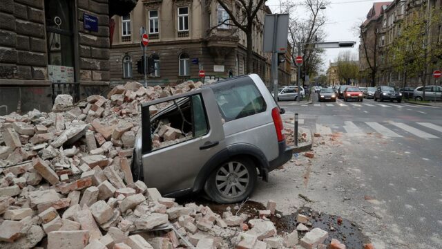 В Загребе произошло сильнейшее за полтора века землетрясение: фотогалерея