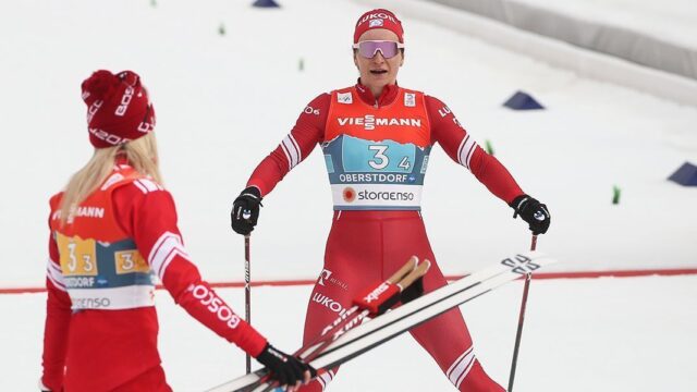 Лыжница Непряева стала первой россиянкой, победившей в общем зачете «Тур де Ски»
