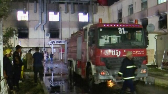 50 человек погибли при пожаре в ковид-больнице в Ираке