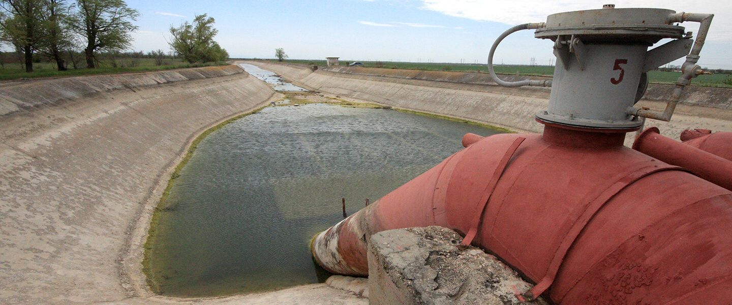 В Крыму прокомментировали поступление воды с территории Украины