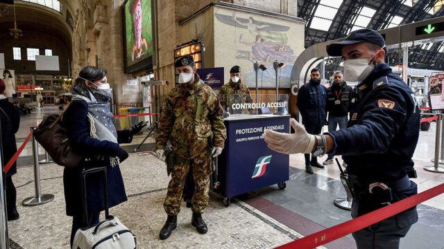 Власти Италии ограничили передвижения по всей стране