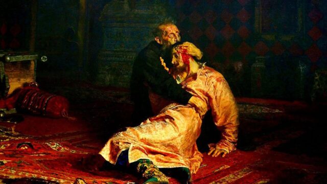 В Третьяковской галерее мужчина повредил картину «Иван Грозный и сын его Иван…»