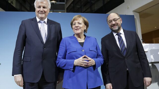 Блок Меркель и социал-демократы договорились об основных принципах правящей коалиции