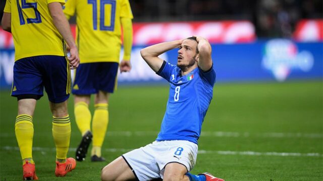 Италия впервые за 60 лет не попала на чемпионат мира по футболу