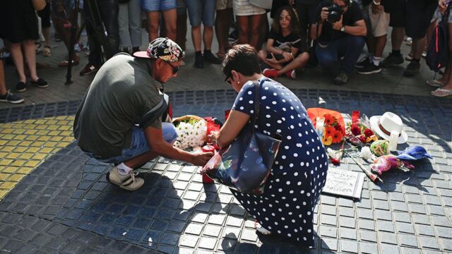 Теракт в Барселоне: скорбит Испания и весь мир