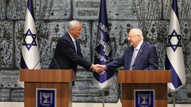 Президент Израиля поручил Бени Ганцу сформировать правительство