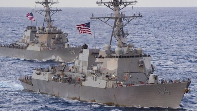 Два военных  корабля США в конце апреля войдут в Черное море