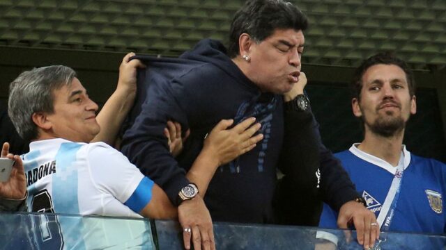 Диего Марадоне стало плохо после матча Аргентина-Нигерия. Главные факты