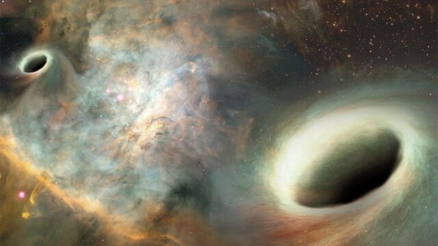Астрофизики впервые нашли сверхмассивные черные дыры, которые вращаются  друг вокруг друга