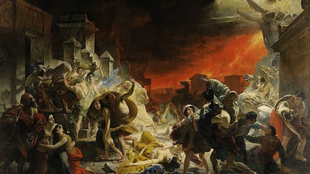 Археологи уточнили дату извержения Везувия, которое погубило Помпеи