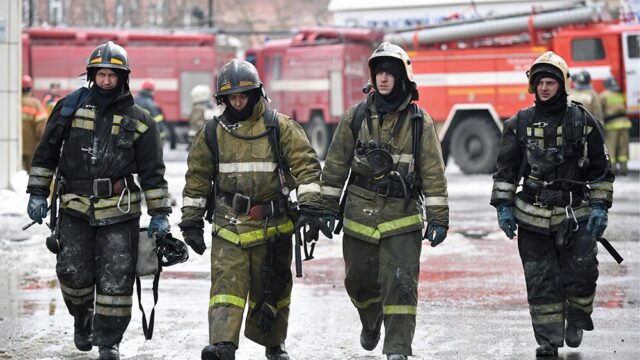 В торговом центре в Кемерове ненадолго возобновился пожар