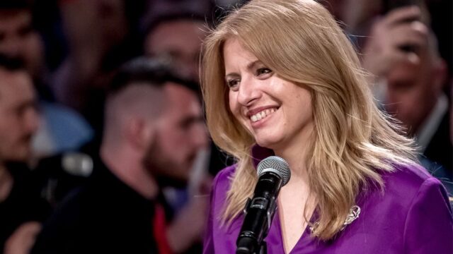 На выборах президента Словакии впервые победила женщина