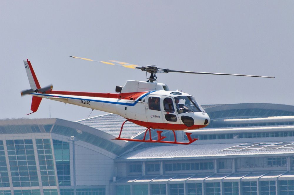 В Японии вертолет вылил на лес 600 кг бетона
