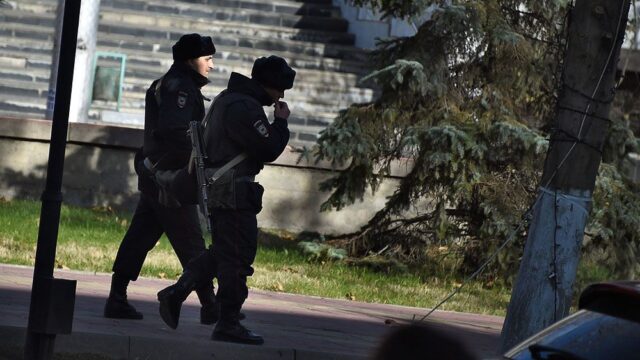В Дагестане напали на полицейских. На месте преступления нашли символику ИГИЛ