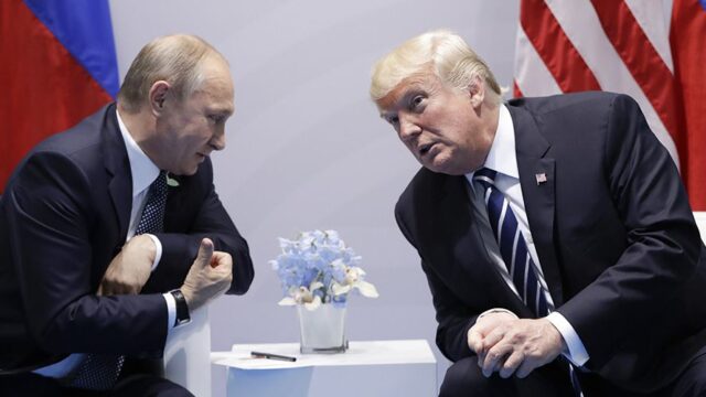 Трамп заявил, что вел себя «очень жестко» при встрече с Путиным