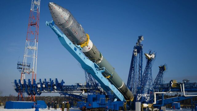 Минобороны России опубликовало видео запуска ракеты-носителя «Союз»
