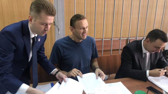 Суд в Москве арестовал Алексея Навального на 30 суток из-за акции, которая была в январе