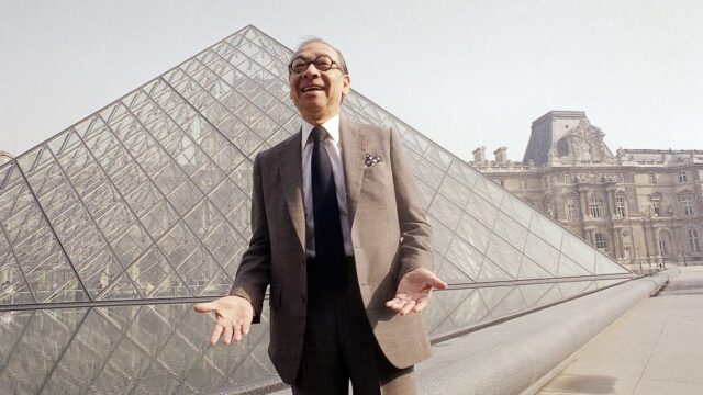 Умер архитектор Бэй Юймин, который спроектировал пирамиду перед Лувром
