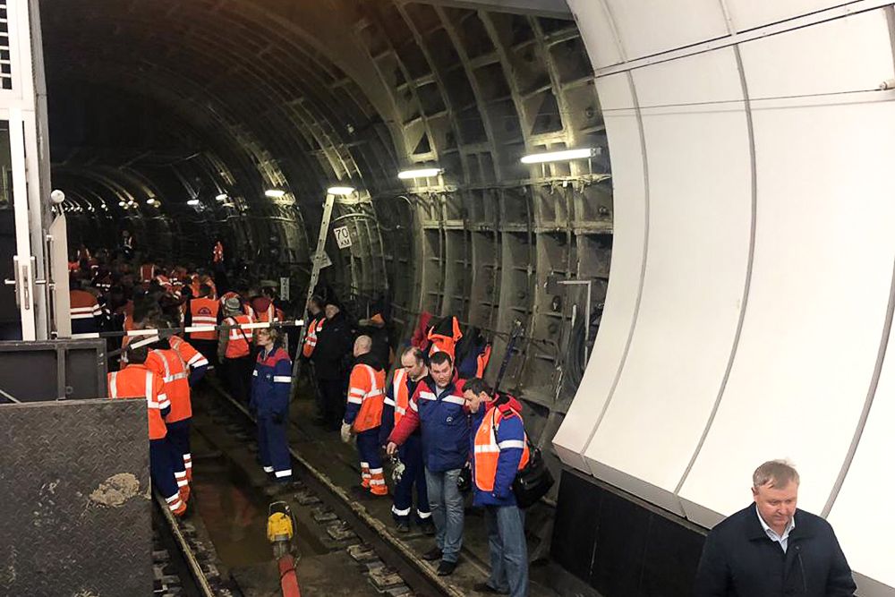 В Москве подтопило три станции метро, которые открыли в начале 2018 года