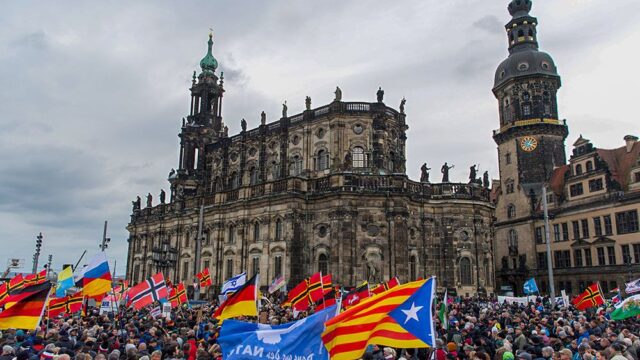 В Дрездене отметили третью годовщину создания антиисламского движения