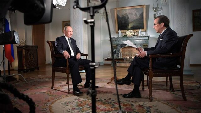 Владимир Путин дал интервью телеканалу Fox News: главное