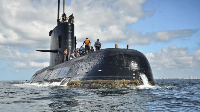 CNN: ВМС Аргентины уловили звуки, которые могли доноситься с борта пропавшей подлодки