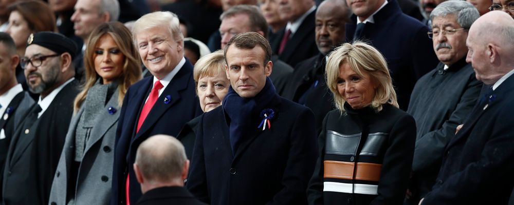 Трамп улыбнулся Путину и не пожал руку Порошенко в Париже