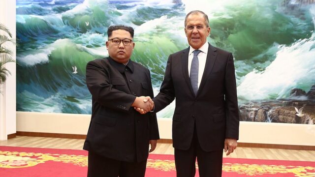 Сергей Лавров встретился с Ким Чен Ыном в КНДР