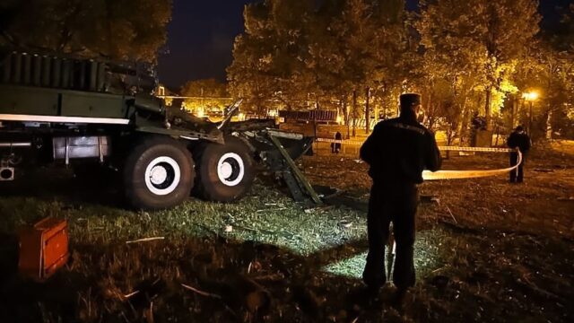 В Минске во время праздничного салюта взорвались пусковые установки